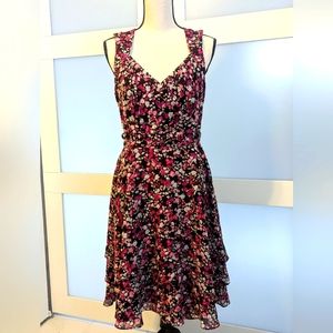 WHBM Dress with ruffles skirt